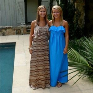 Blue maxi dress